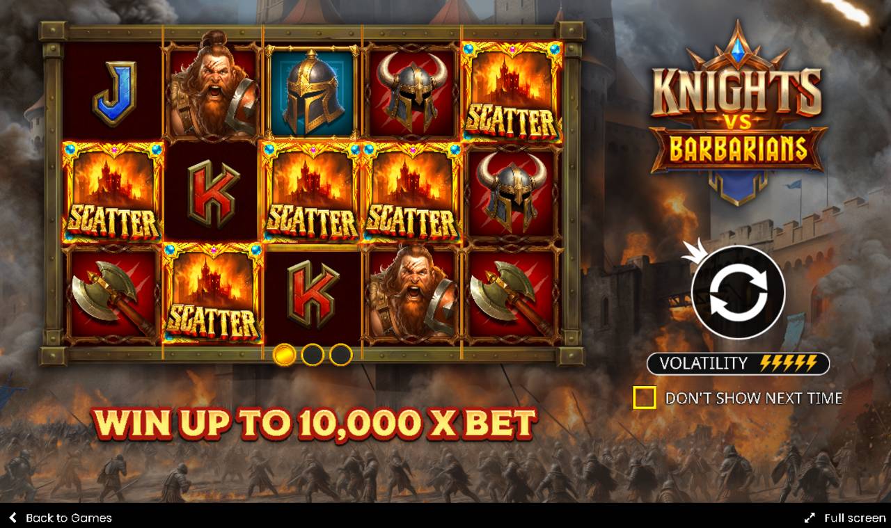 Knights Vs Barbarians (Pragmatic Play) Image 1